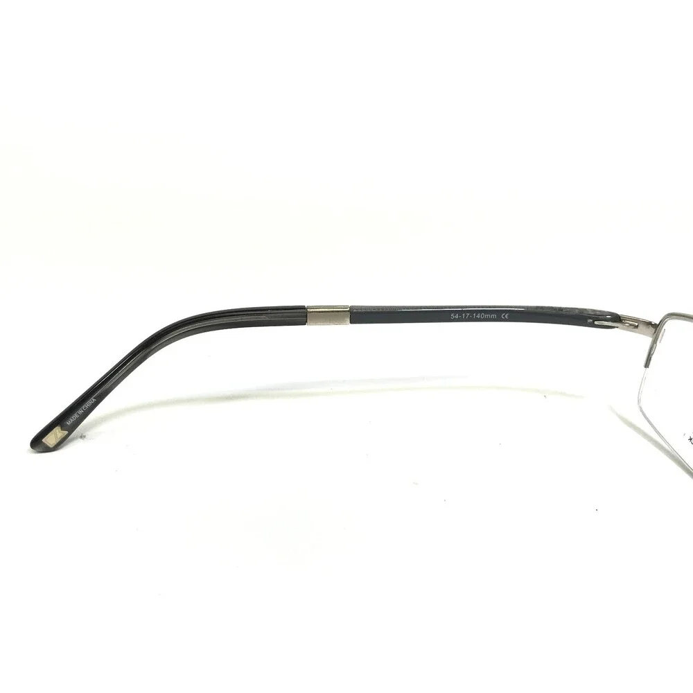 Cutter & Buck Eyeglasses Frames Sycamore Pewter Silver Rectangular 54-17-140
